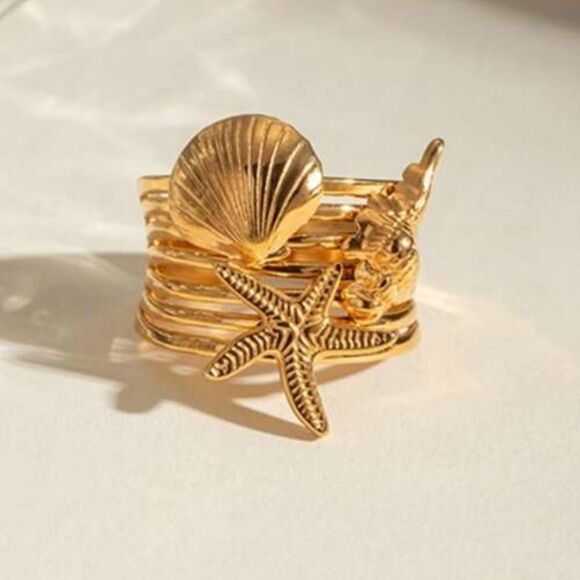 Starfish Ring #1575 - Picture 1 of 4